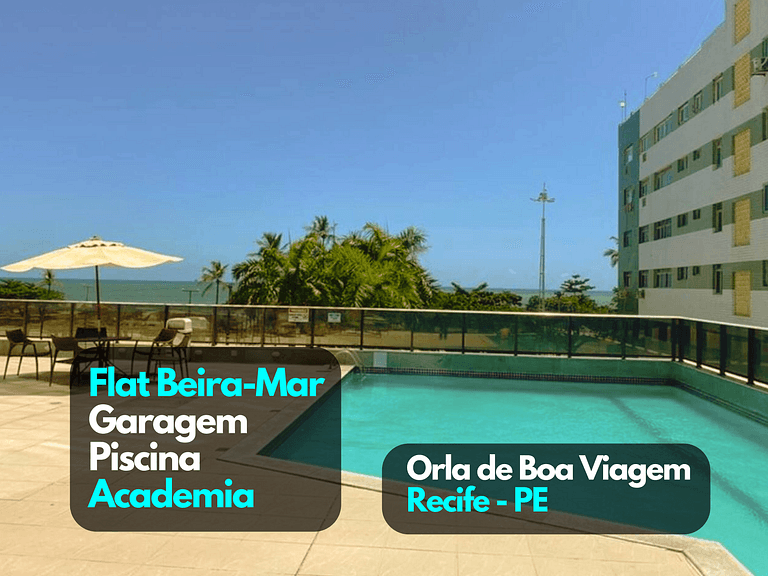 Flat by the sea gym pool Boa Viagem Recife - breakfast inclu