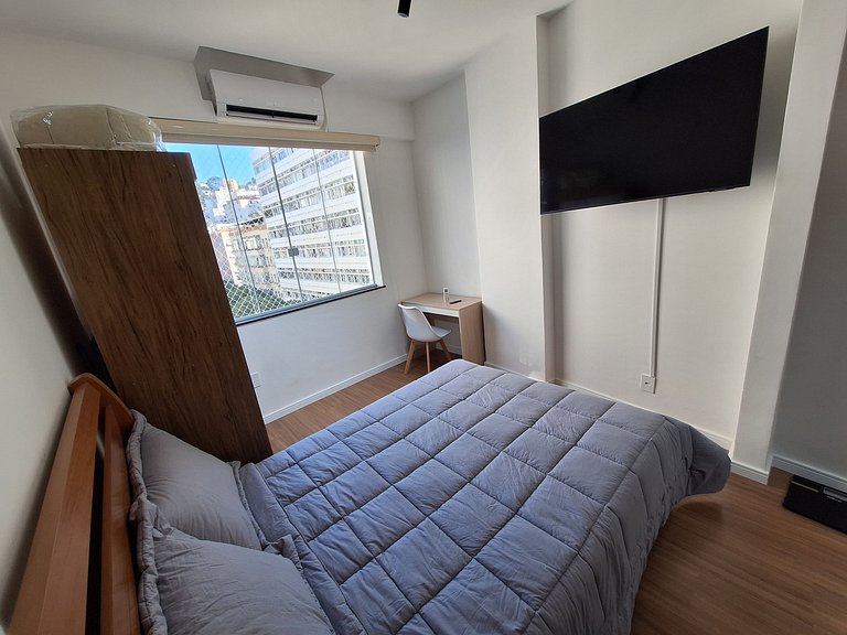 Incrível Flat, Novinho c/ ar completo Lapa RJ