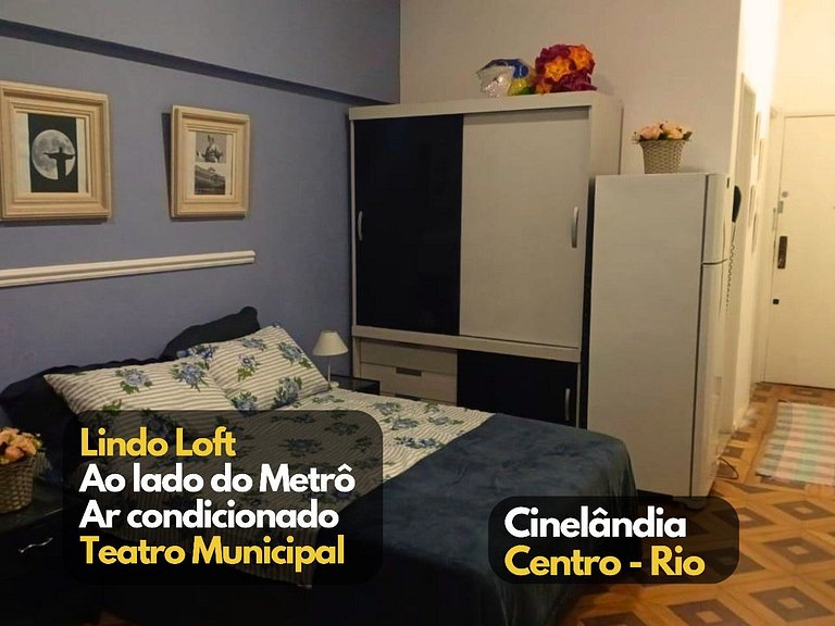 Loft aconchegante Lapa próx Metrô Lado Petrobras - Centro Cl